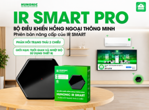 Bộ điều khiển hồng ngoại wifi Hunonic IR Smart Pro, điều khiển Tivi, Điều Hoà qua điện thoại