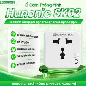 Ổ Cắm Thông Minh WiFi Hunonic SK02