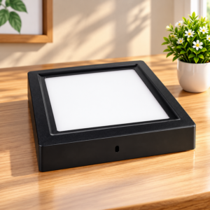 Đèn led ốp nổi MANO, Vỏ vuông sơn tĩnh điện trắng, chíp led Epistar (Đài Loan), AS Trắng/Vàng. BH 2 năm.