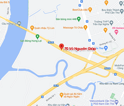 Bản đồ Cơ sở 3 (P. Cái Răng)